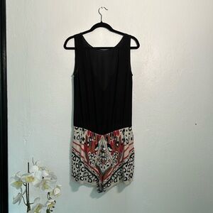 Boho chic romper, with unique beaded print shorts.